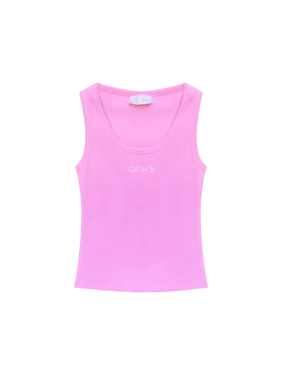 Gigii's Soho Tank Top In Pink/purple