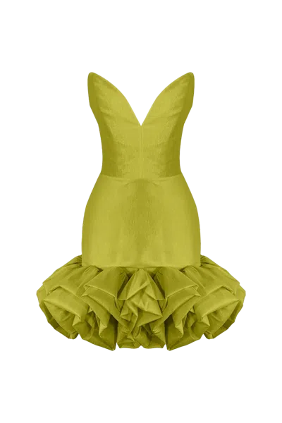 Gigii's Swan Dress In Green