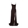 Gigii's Women's Aure Dress Chocalate Brown In Brown