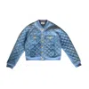 Gigii's Women's Blue Meggy Bomber Jacket In Blue