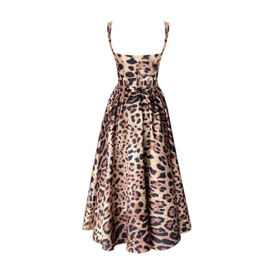 Gigii's Women's Neutrals Hermia Leopard Dress