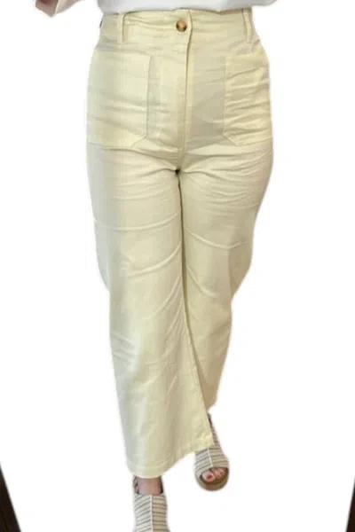 Gigio Ankle Cropped Pants In Honey In Multi