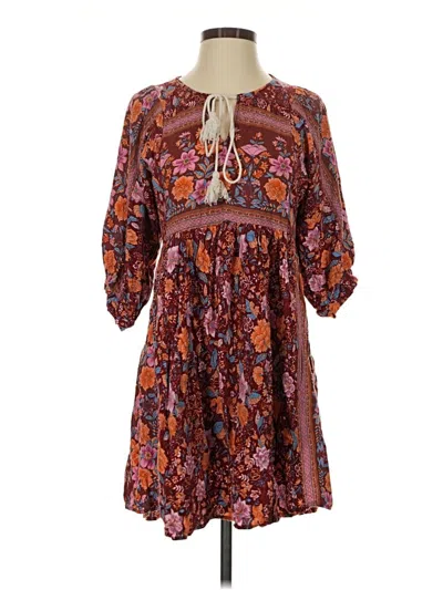 Pre-owned Gigio Casual Dress In Burgundy
