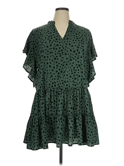 Pre-owned Gigio Casual Dress In Green