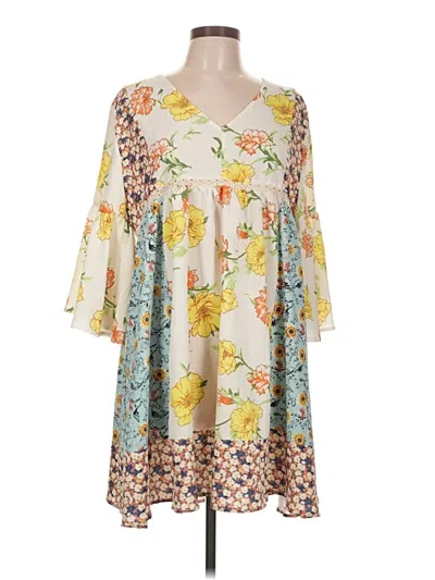 Pre-owned Gigio Casual Dress In Ivory