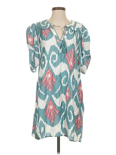Gigio Casual Dress In Teal