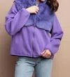 Gigio Cozy Cuteness Jacket In Lilac In Purple