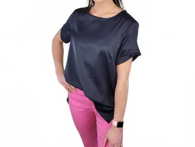 Gigio Greta Top In Navy In Blue