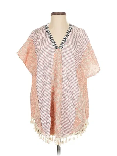 Pre-owned Gigio Short Sleeve Blouse In Pink