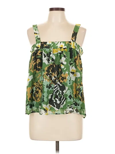Pre-owned Gigio Sleeveless Blouse In Green