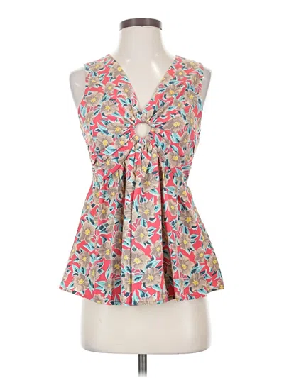 Gigio Sleeveless Blouse In Pink
