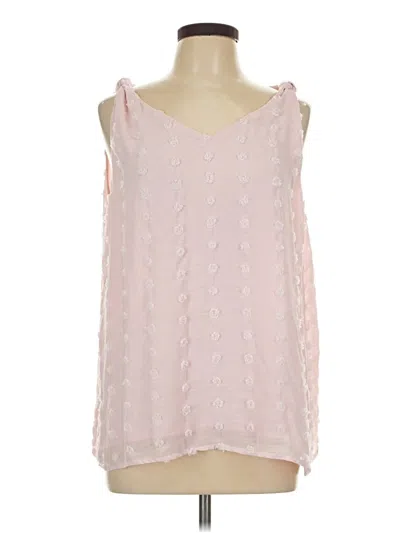 Pre-owned Gigio Sleeveless Blouse In Pink