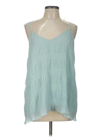 Pre-owned Gigio Sleeveless Blouse In Teal