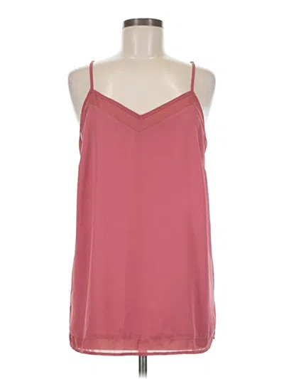 Pre-owned Gigio Sleeveless Top Burgundy Halter Neckline Tops