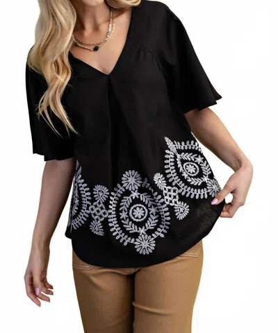Gigio The Gentle Grace Top In Black