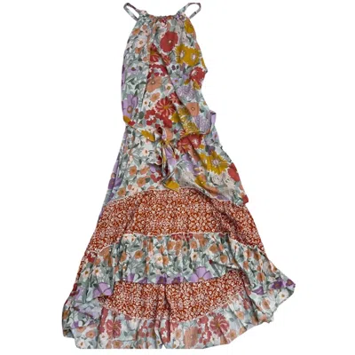 Gigio Women's Halter Maxi Dress In Red