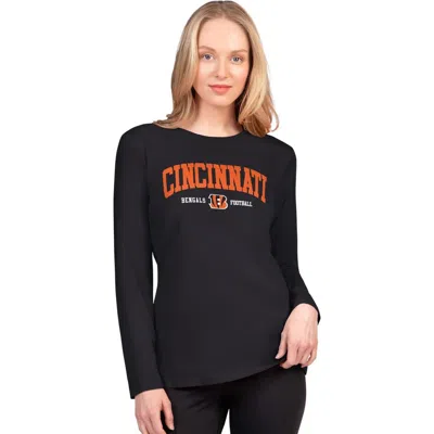 G-iii 4her By Carl Banks Black Cincinnati Bengals Best Play Long Sleeve T-shirt