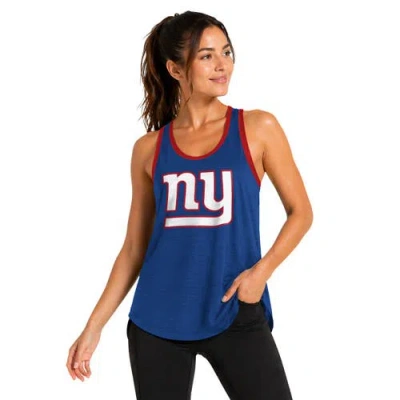 G-iii 4her By Carl Banks Royal New York Giants Tater Ii Racerback Tank Top In Blue