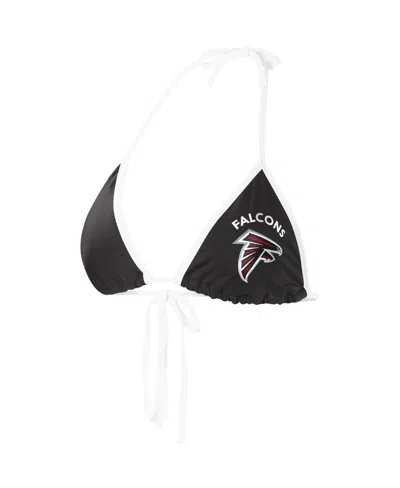 G-iii 4her By Carl Banks Women's Black Atlanta Falcons Perfect Match Bikini Top