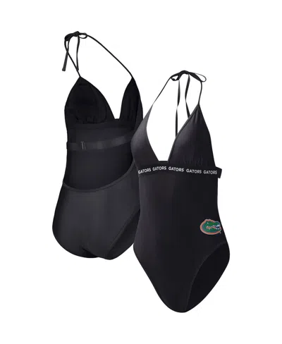 G-iii 4her By Carl Banks Women's Black Florida Gators Full Count One-piece Swimsuit