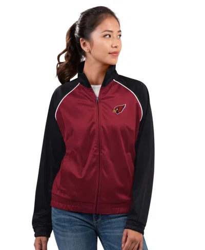 G-iii 4her By Carl Banks Women's Cardinal Arizona Cardinals Replay Full-zip Track Jacket In Multi