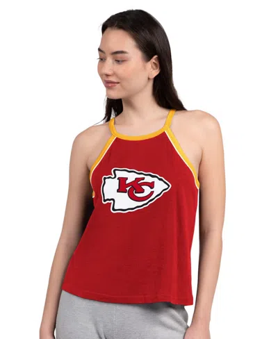 G-iii 4her By Carl Banks Women's Red Kansas City Chiefs Redemption Win Slub Tank Top