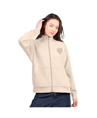 G-iii 4her By Carl Banks Women's Tan Chicago Bears Rookie Full-zip Hoodie In Neutral