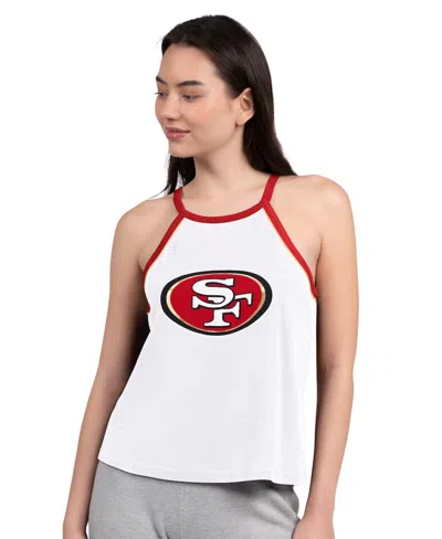 G-iii 4her By Carl Banks Women's White San Francisco 49ers Redemption Win Slub Tank Top