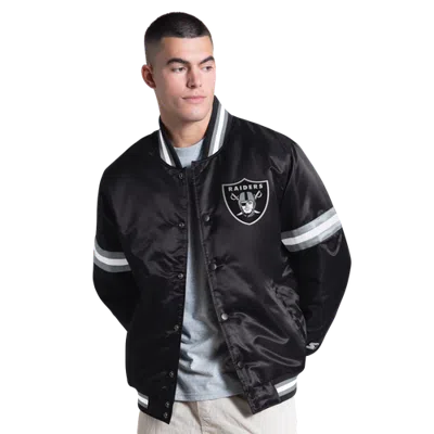 G-iii Mens  Nfl Ct Varsity Jacket In Black