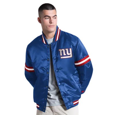 G-iii Mens New York Giants  Nfl Ct Varsity Jacket In Blue