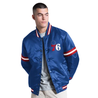 G-iii Mens Philadelphia 76ers  Nba Cts Varsity Jacket In Multi