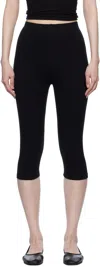 Gil Rodriguez Black Capri Leggings In Black