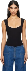 Gil Rodriguez Black 'el Tigre' Bodysuit In Black