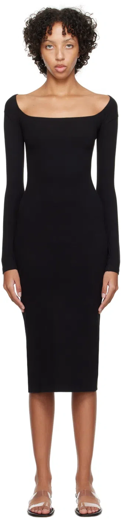 Gil Rodriguez Black 'el Tigre' Midi Dress