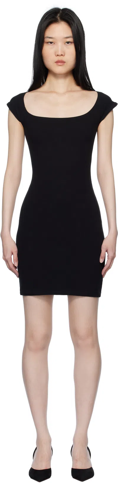 Gil Rodriguez Black 'el Tigre' Minidress