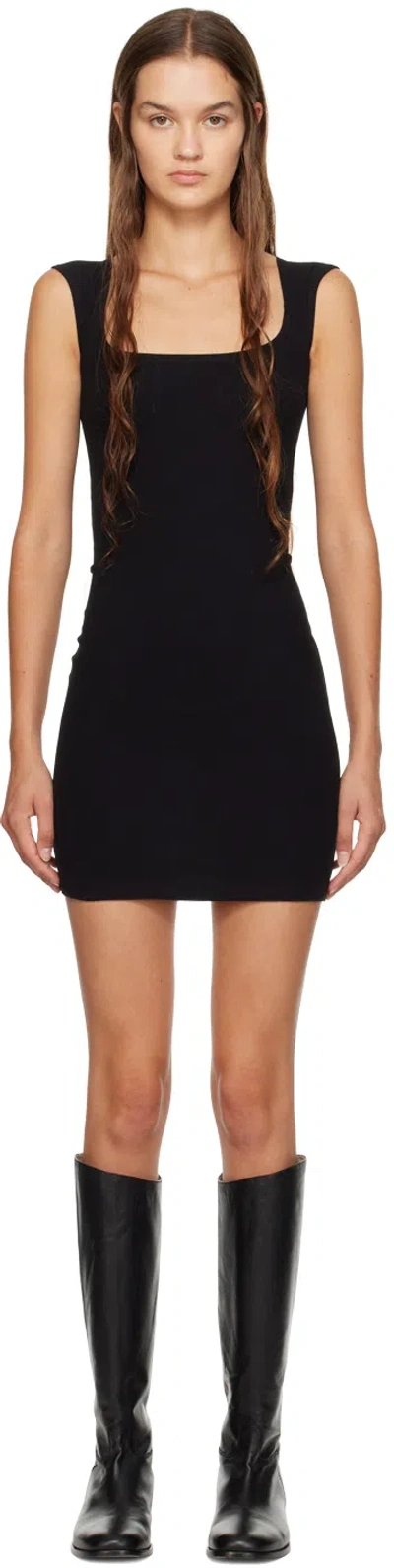 Gil Rodriguez Black 'el Tigre' Minidress