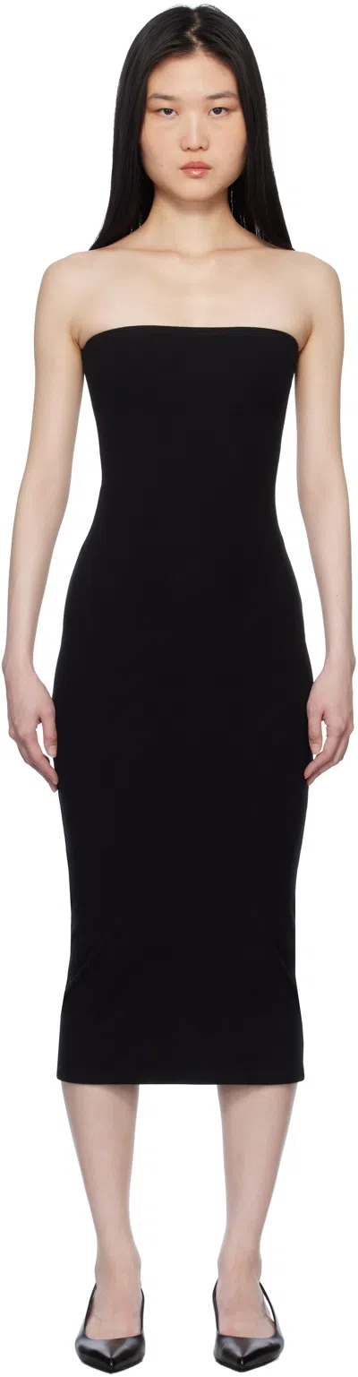 Gil Rodriguez Black 'the Tube' Convertible Midi Dress
