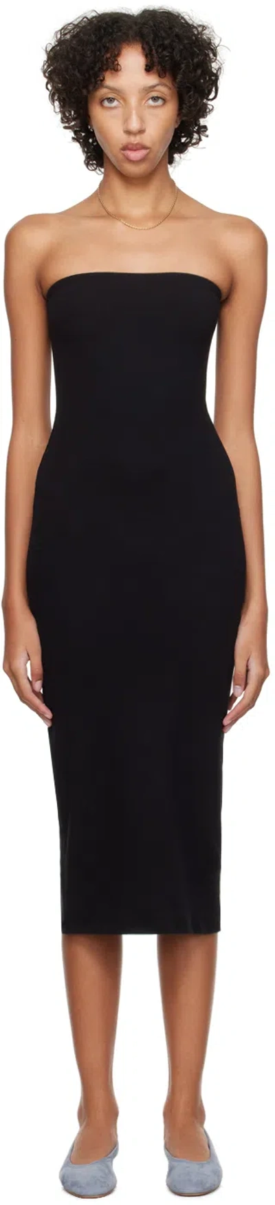 Gil Rodriguez Black 'the Tube' Midi Dress