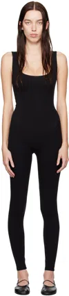 Gil Rodriguez Black Via Olympia Unitard In Black