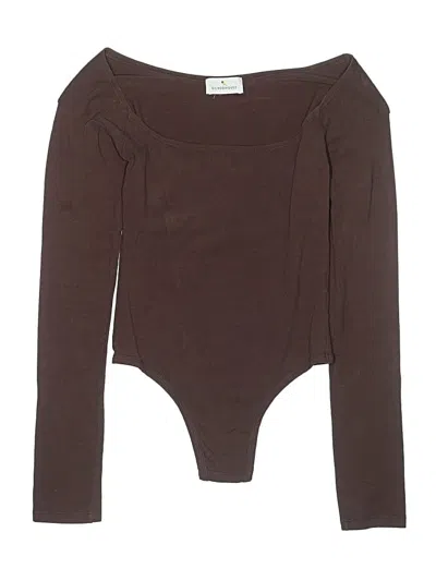 Pre-owned Gil Rodriguez Bodysuit In Brown