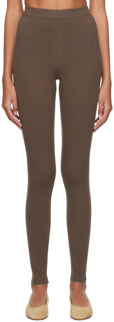 Gil Rodriguez Brown Benton Leggings In Chocolate