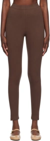 Gil Rodriguez Brown Benton Leggings In Chocolate