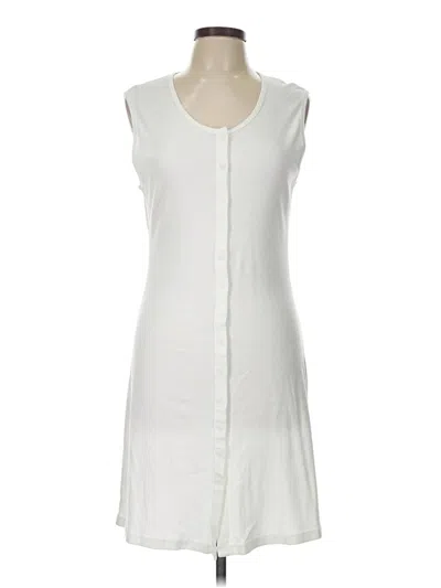 Pre-owned Gil Rodriguez Casual Dress In White