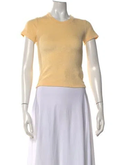Pre-owned Gil Rodriguez Crew Neck Short Sleeve T-shirt In Neutrals