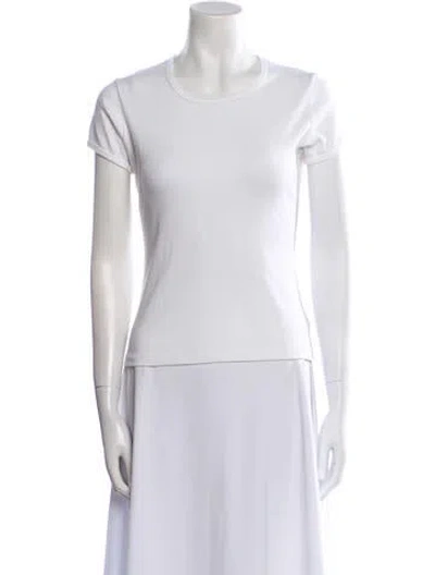 Pre-owned Gil Rodriguez Crew Neck Short Sleeve T-shirt In White