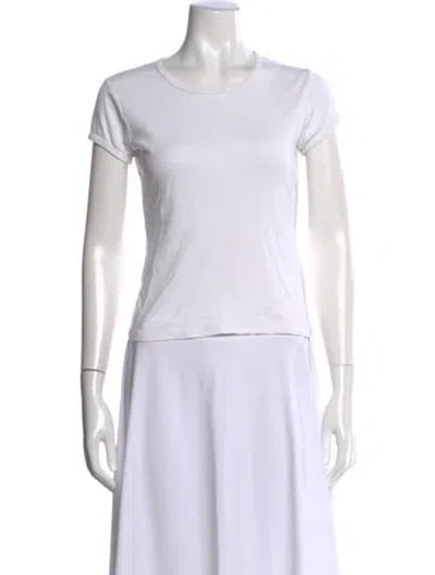 Pre-owned Gil Rodriguez Crew Neck Short Sleeve T-shirt In White