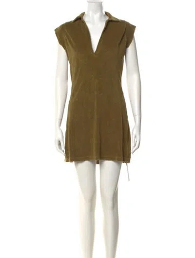 Pre-owned Gil Rodriguez Mini Dress In Yellow