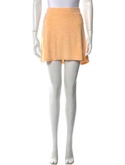 Pre-owned Gil Rodriguez Mini Skirt In Brown