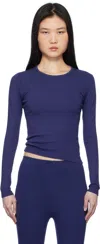 Gil Rodriguez Navy Long Sleeve Bellevue T-shirt In Navy