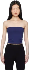Shop Gil Rodriguez Navy 'the Tube' Convertible Tube Top